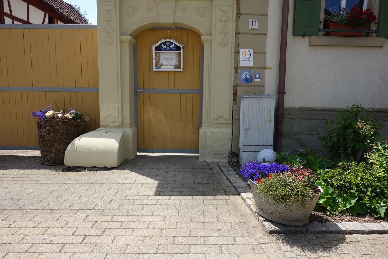 Zehnthof Hotell Geldersheim Exteriör bild